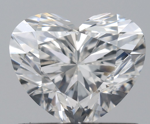 0.71 carat G-VS2 Natūralus Heart Deimantas (1)