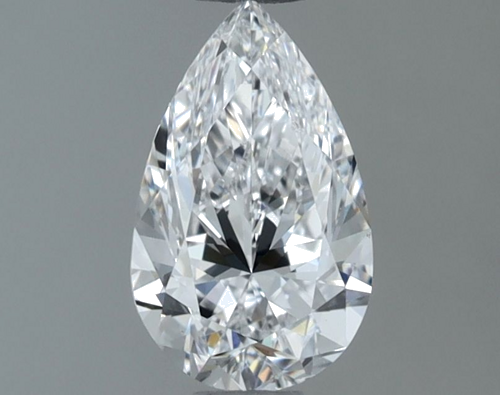 0.8 carat D-VS2 Natūralus Pear Deimantas (1)