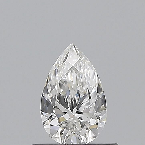 0.5 carat F-VVS2 Natūralus Pear Deimantas (1)