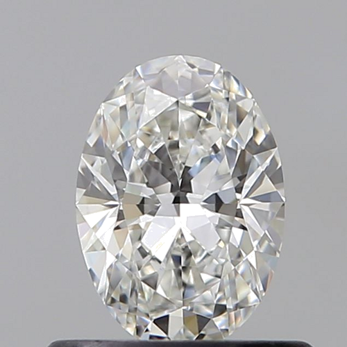 0.53 carat F-VVS1 Natūralus Oval Deimantas (1)