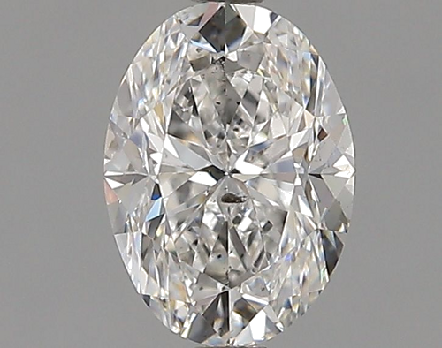 1.0 carat F-SI2 Natūralus Oval Deimantas (1)