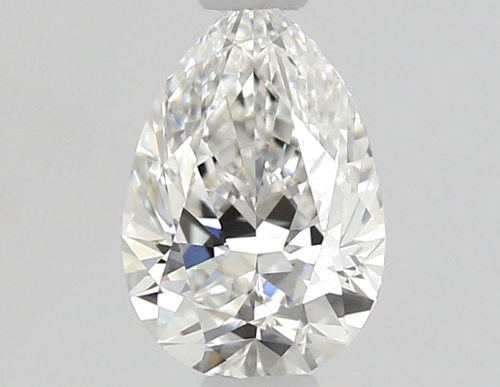 0.51 carat F-VVS1 Natūralus Pear Deimantas (1)