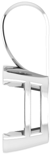 Sterling Silver 7x5 mm Oval Solitaire Pendant Mounting (3)