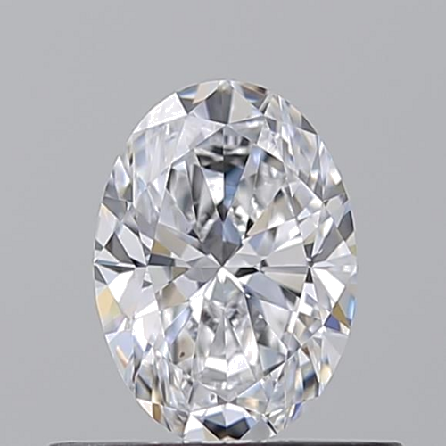 0.5 carat D-VS2 Natūralus Oval Deimantas (1)