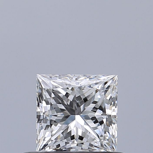 0.45 carat D-VVS1 Natūralus Princess Deimantas (1)