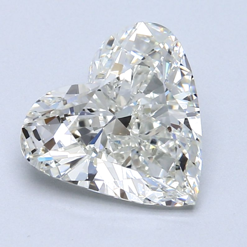 3.01 carat J-VVS2 Natūralus Heart Deimantas (1)