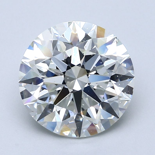 4.11 carat F-SI1 Excellent cut Natūralus Round Deimantas (1)