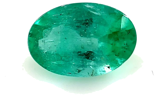 0.47 carat GREEN Oval Smaragdas (1)