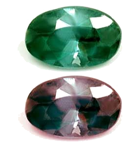 0.14 carat GREEN Oval Alexandrite (1)