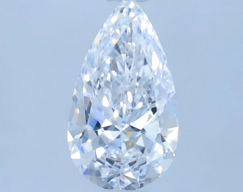 0.5 carat D-VS1 Natūralus Pear Deimantas (1)