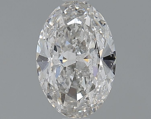 1.0 carat H-SI2 Natūralus Oval Deimantas (1)