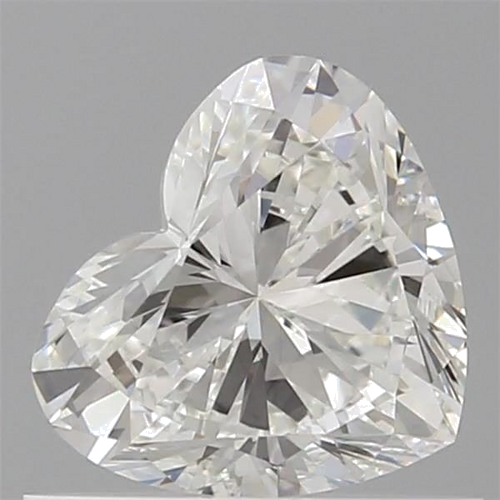 0.62 carat H-VVS1 Natūralus Heart Deimantas (1)
