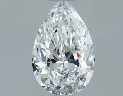 0.57 carat D-IF Natūralus Pear Deimantas (1)