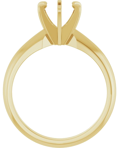 Sužadėtuvių Žiedas „Heavyweight Solitaire“ 14k yellow gold Round 6.4mm (2)