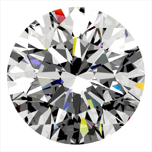 0.3 carat F-VS2 Excellent cut Natūralus Round Deimantas (1)