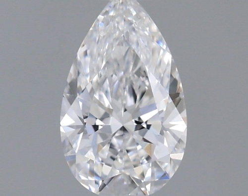 0.25 carat D-VS2 Natūralus Pear Deimantas (1)