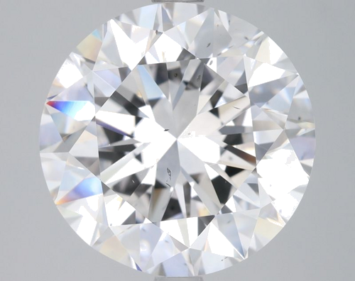 5.06 carat D-SI1 Very Good cut Natūralus Round Deimantas (1)