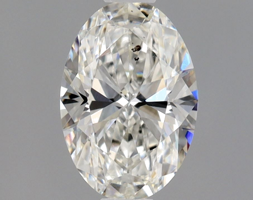 0.5 carat F-SI2 Natūralus Oval Deimantas (1)