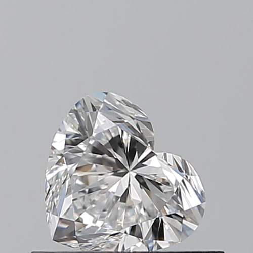 0.5 carat E-VVS2 Natūralus Heart Deimantas (1)