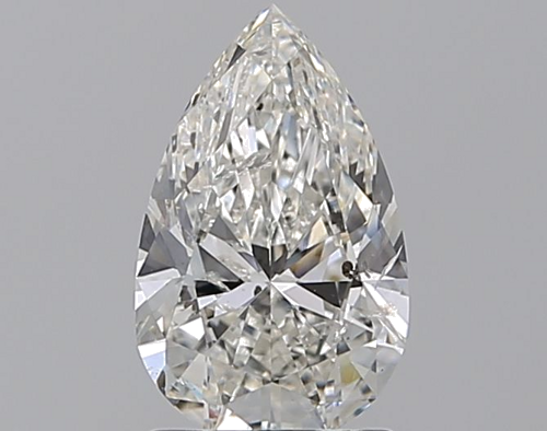 1.62 carat H-SI2 Natūralus Pear Deimantas (1)