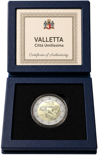 2026 Malta Gynybinė tvirtovė 2 eurų Proof moneta (1)