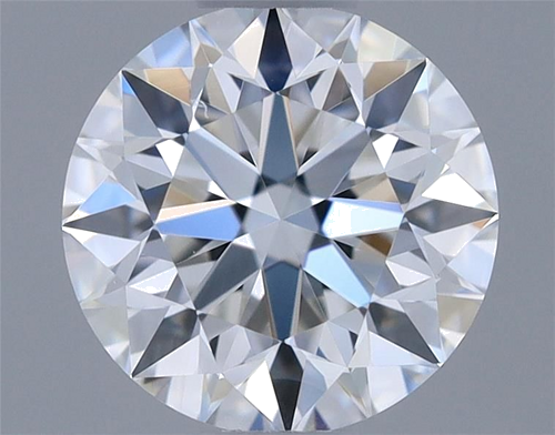 0.44 carat F-VVS2 Excellent cut Natūralus Round Deimantas (1)