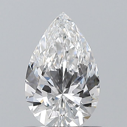 0.6 carat D-VVS2 Natūralus Pear Deimantas (1)