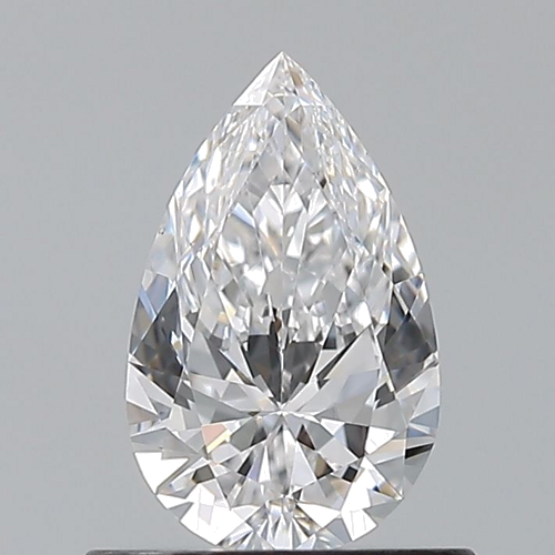 0.6 carat D-VS2 Natūralus Pear Deimantas (1)