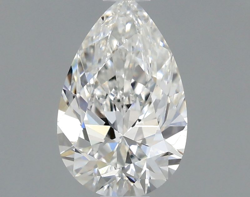 0.51 carat F-VVS1 Natūralus Pear Deimantas (1)