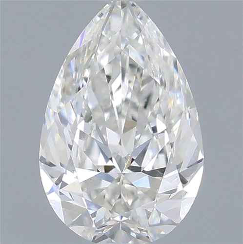 0.43 carat F-SI1 Natūralus Pear Deimantas (1)