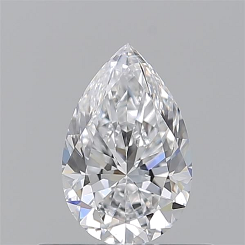 0.5 carat D-VVS1 Natūralus Pear Deimantas (1)