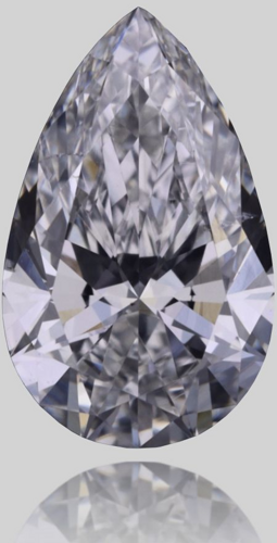 0.42 carat G-SI1 Natūralus Pear Deimantas (1)