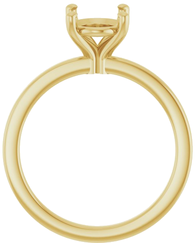 Sužadėtuvių Žiedas „Solitaire“ 14k yellow gold Oval 9mm x 7mm (2)