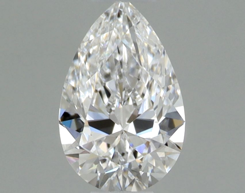 0.32 carat D-VVS2 Natūralus Pear Deimantas (1)