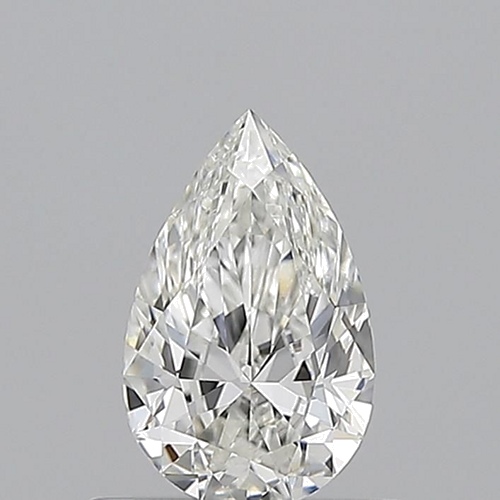 0.51 carat G-VVS2 Natūralus Pear Deimantas (1)