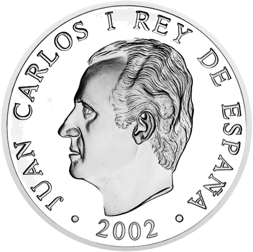 2002 Председателство на ЕС Испания 10 евро сребърна монета (2)