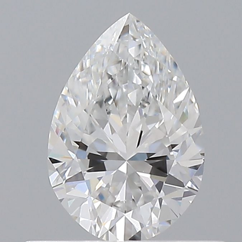 0.5 carat E-VS1 Natūralus Pear Deimantas (1)