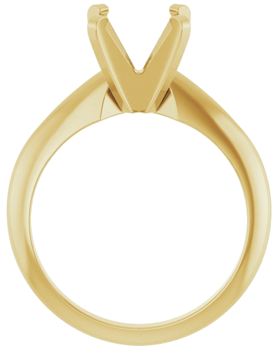 Sužadėtuvių Žiedas „Solitaire“ 14k yellow gold Round 8mm (2)
