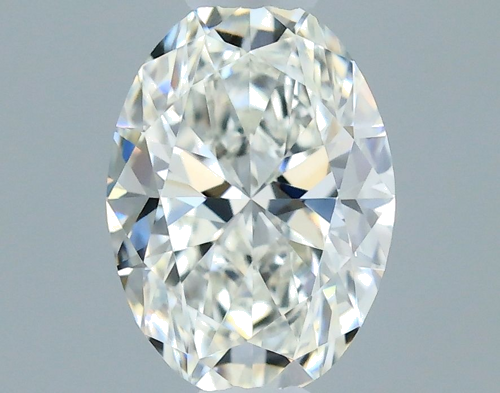 0.33 carat H-VVS2 Natūralus Oval Deimantas (1)