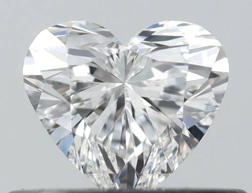 0.33 carat E-VVS2 Natūralus Heart Deimantas (1)
