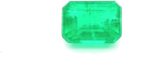 0.54 carat GREEN STEP cut Emerald Smaragdas (1)