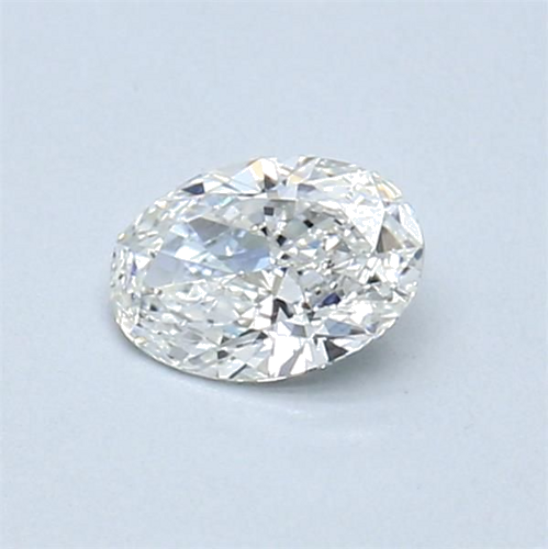 0.33 carat G-VS2 Natūralus Oval Deimantas (1)