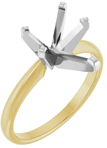 Sužadėtuvių Žiedas „Solitaire“ 14k yellow/white gold Pear 11.5mm x 7.5mm (1)