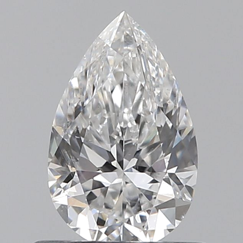 0.6 carat E-SI1 Natūralus Pear Deimantas (1)