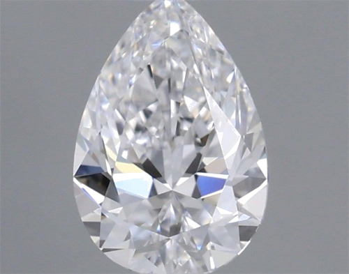 0.3 carat D-VVS2 Natūralus Pear Deimantas (1)