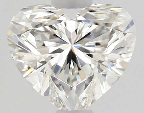 0.63 carat H-VVS2 Natūralus Heart Deimantas (1)