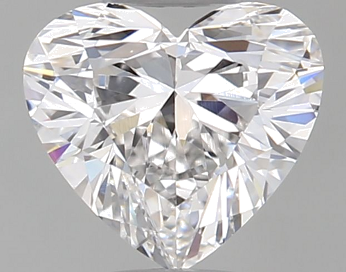 0.5 carat G-VVS2 Natūralus Heart Deimantas (1)