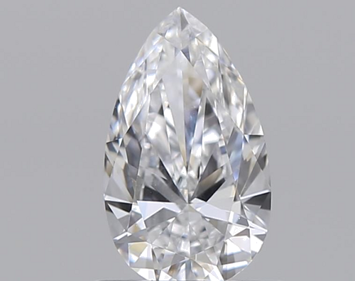 0.6 carat D-VS1 Natūralus Pear Deimantas (1)