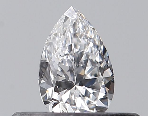0.24 carat D-VS1 Natūralus Pear Deimantas (1)