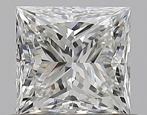 0.5 carat I-VS1 Natūralus Princess Deimantas (1)